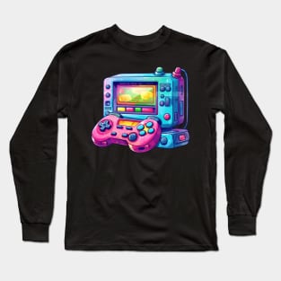 Video Game 90s retro Long Sleeve T-Shirt